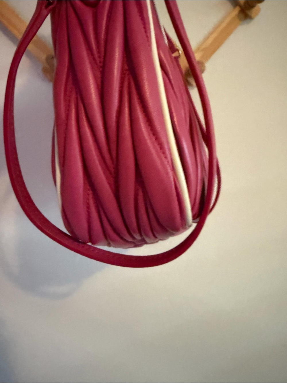 Miu Miu Wander Nappa Matelasse Leather Hobo Bag - Picture 5 of 6